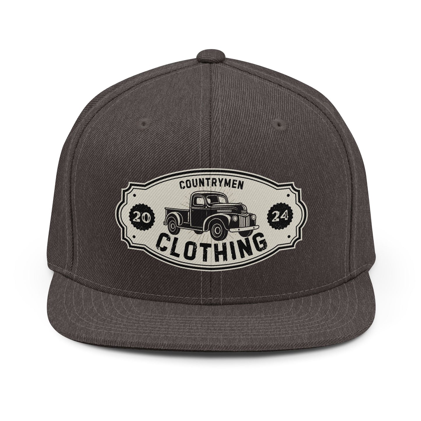 Vintage Truck Snapback Hat — "Countrymen Clothing" Patch Cap