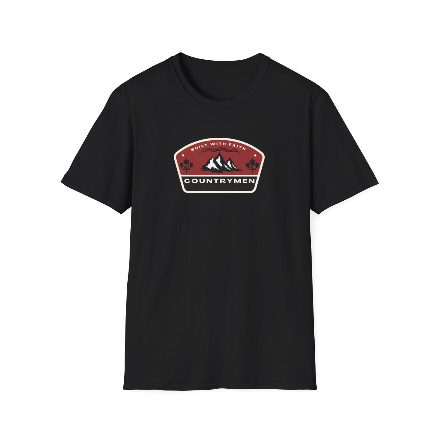 Countrymen Mountain Badge T‑Shirt — Outdoor Adventure Graphic Tee