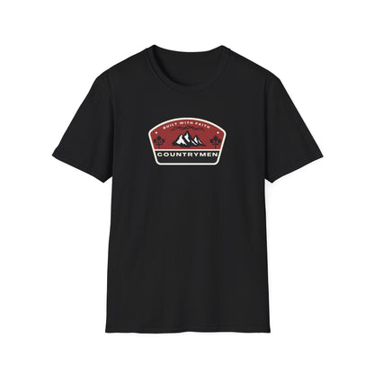 Countrymen Mountain Badge T‑Shirt — Outdoor Adventure Graphic Tee