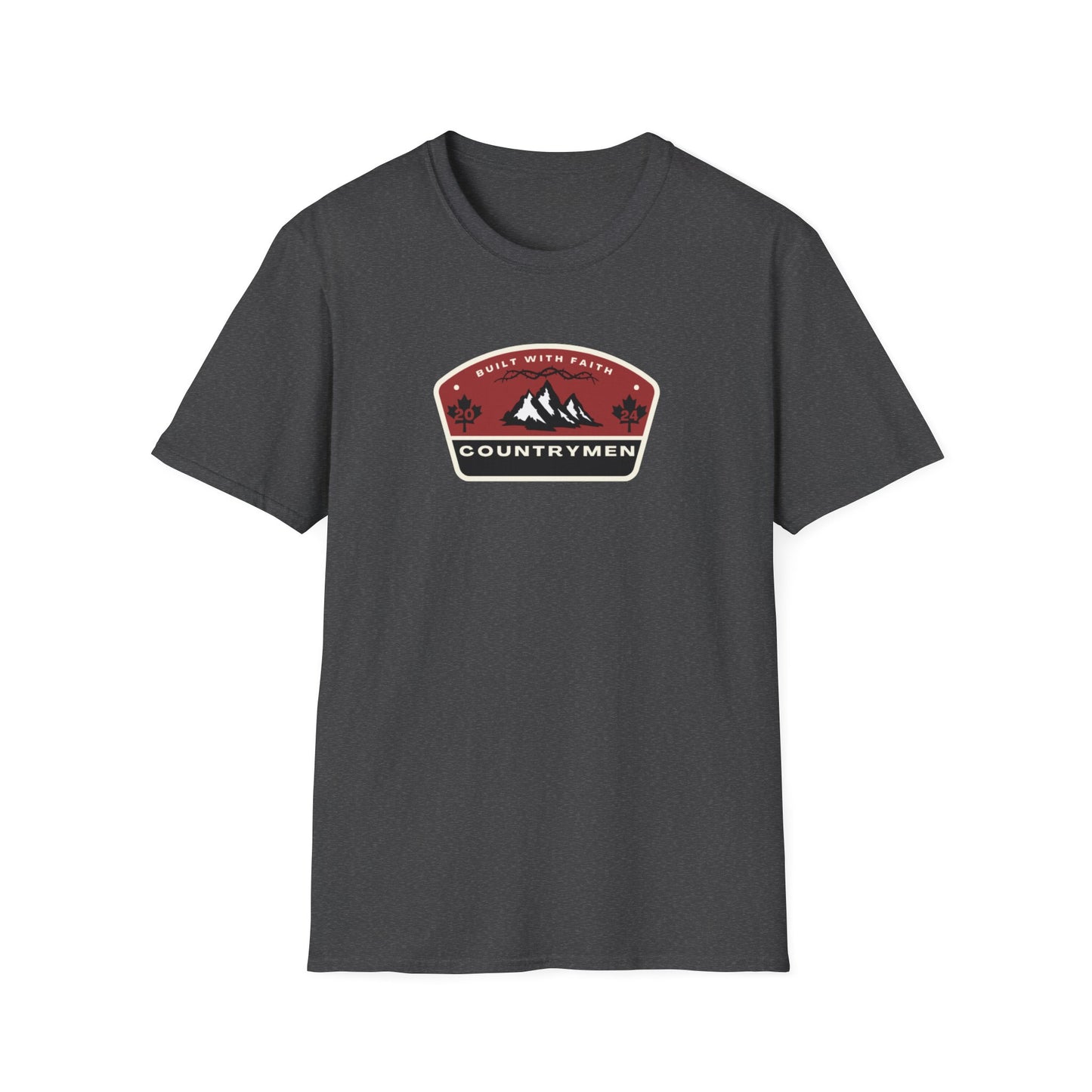 Countrymen Mountain Badge T‑Shirt — Outdoor Adventure Graphic Tee
