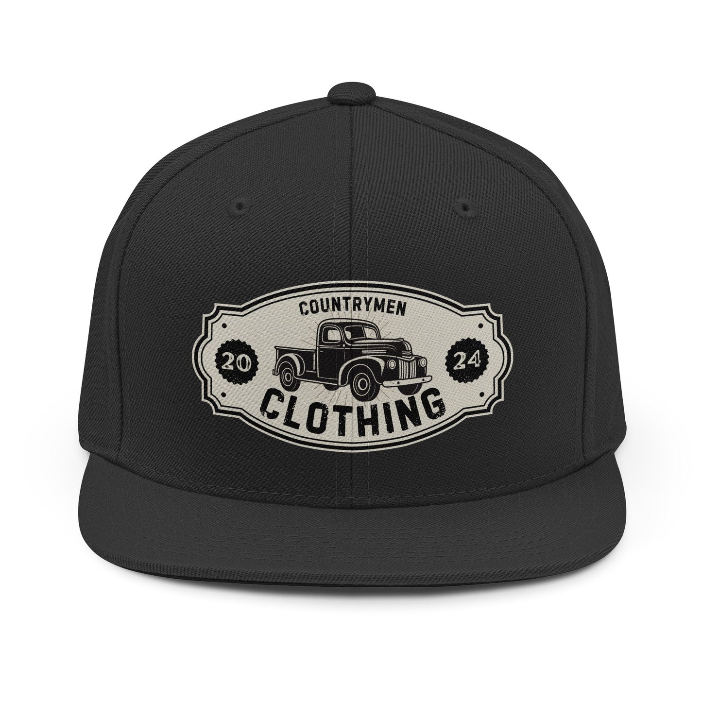 Vintage Truck Snapback Hat — "Countrymen Clothing" Patch Cap