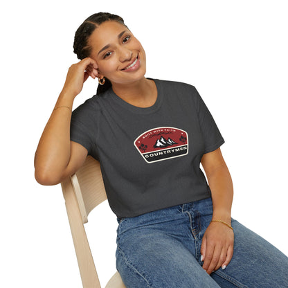 Countrymen Mountain Badge T‑Shirt — Outdoor Adventure Graphic Tee