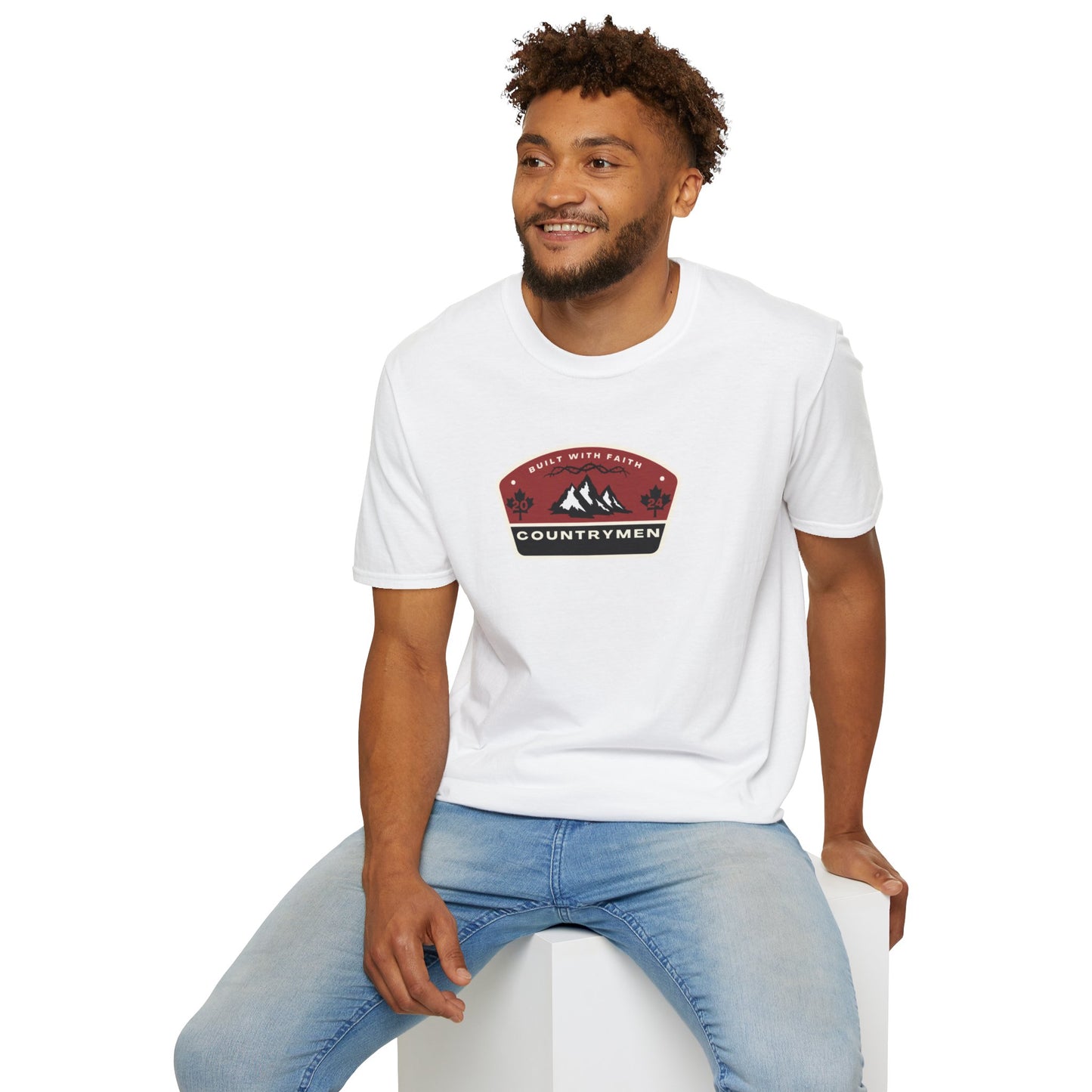 Countrymen Mountain Badge T‑Shirt — Outdoor Adventure Graphic Tee