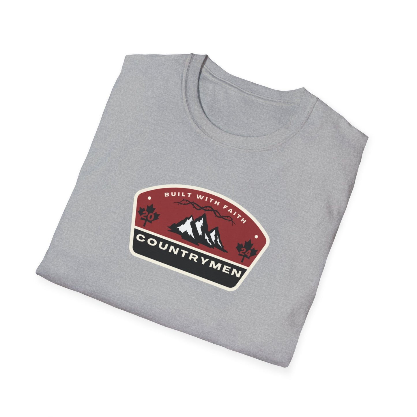 Countrymen Mountain Badge T‑Shirt — Outdoor Adventure Graphic Tee